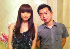 广州AB与明星合影